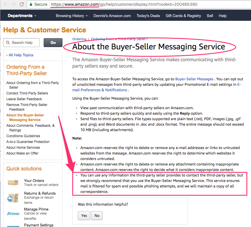 What is the  Buyer-Seller Messaging Service? - SellerSmile