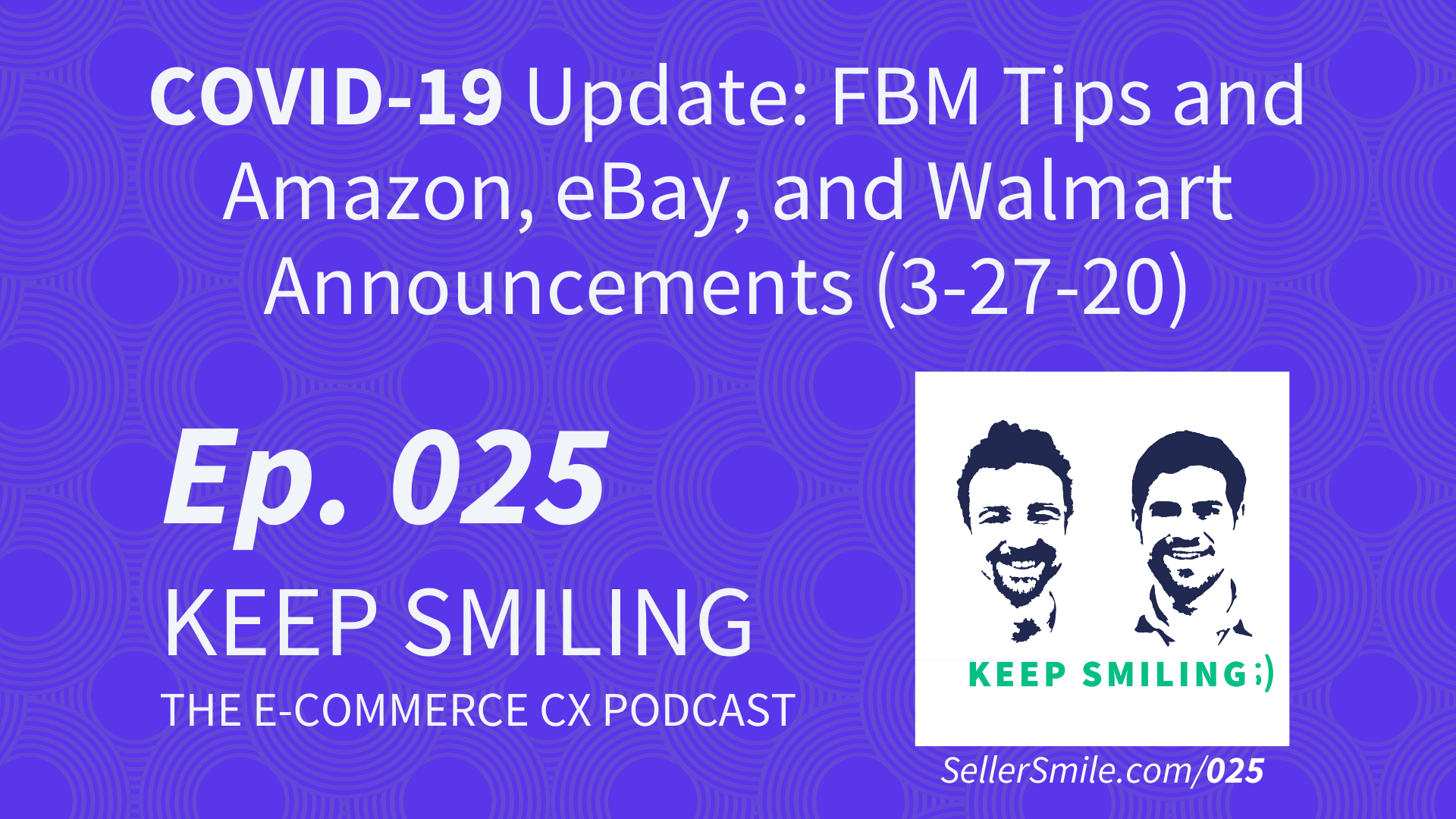 Read more about the article COVID-19 Update: FBM Tips and Amazon, eBay, and Walmart Announcements (3-27-20)