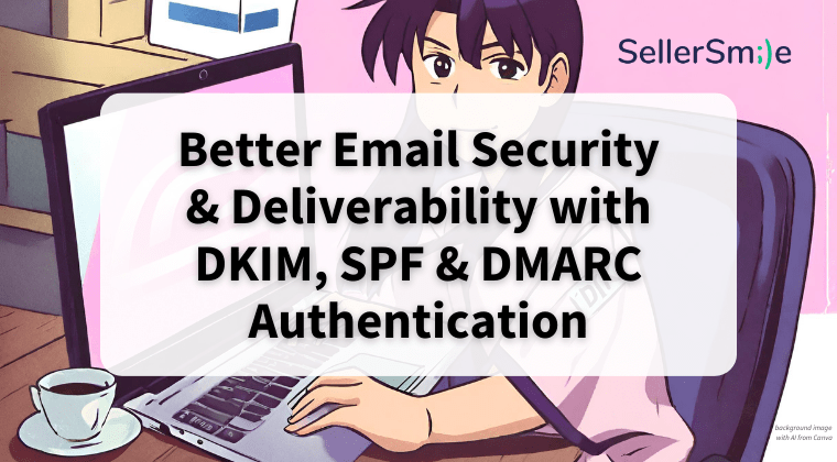 A woman upgrading her Email Security & Deliverability with DKIM, SPF & DMARC Authentication